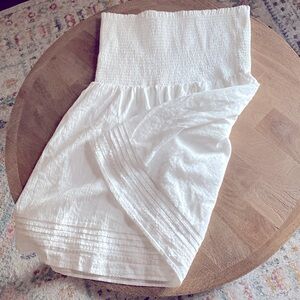 ✨NWOT✨AMERICAN EAGLE SMOCKIN ON SUNSHINE STRAPLESS SMOCKED MINI DRESS SZ XL